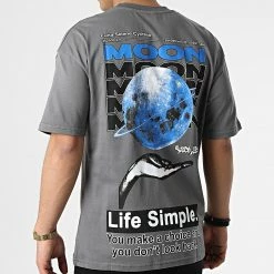 Acheter ✨ Tee 👕 Shirt G22-556 Gris Anthracite de Classic Series 😀 -Classic Series Soldes classic series 304595 G22 556 GRI 20220223T140451 04