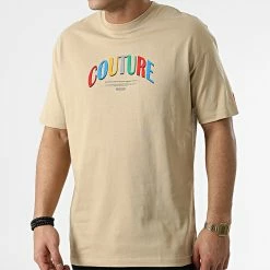 Vente flash ⌛ Tee 👚 Shirt G22-565 Beige de Classic Series 🛒