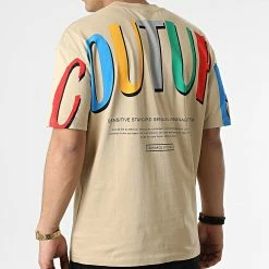 Vente flash ⌛ Tee 👚 Shirt G22-565 Beige de Classic Series 🛒 -Classic Series Soldes classic series 304649 G22 565 BEJ 20220223T140619 04