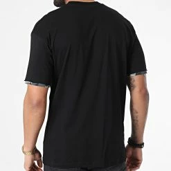 Grosses soldes 🛒 Tee 👚 Shirt Poche G22-630 Noir Gris de Classic Series ⌛ -Classic Series Soldes classic series 304658 G22 630 SIYAH GRI 20220222T160652 04