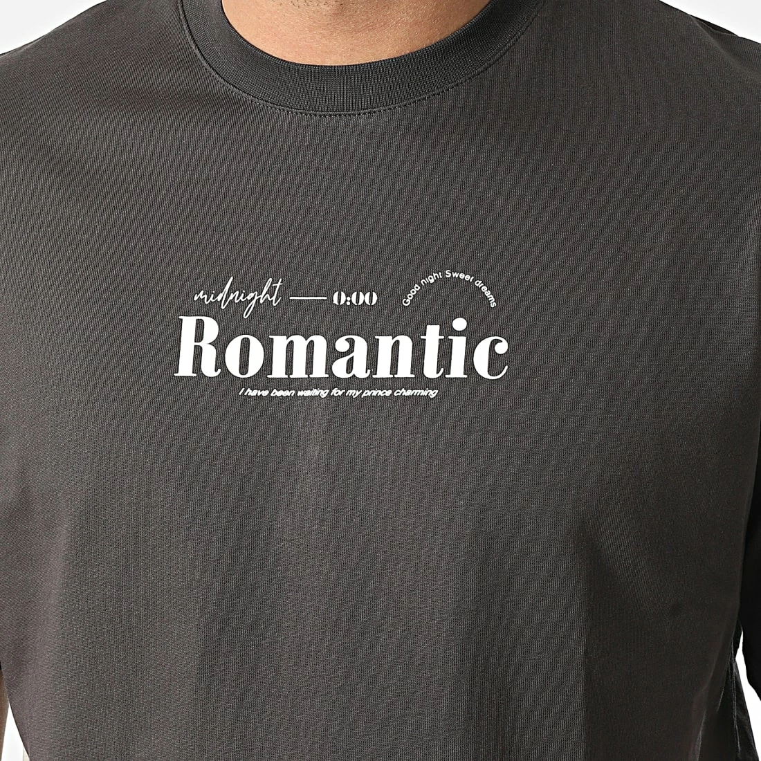 Bon marché ❤️ Tee 👚 Shirt G22-572 Beige Gris Anthracite de Classic Series 👏 4 Bon marché ❤️ Tee 👚 Shirt G22-572 Beige Gris Anthracite de Classic Series 👏 – Image 2