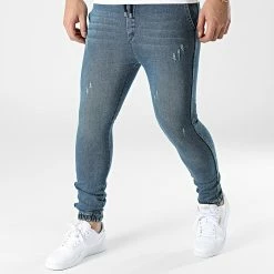 Tout neuf 🤩 Jogger Pant Slim DJ2273 Bleu Denim de Classic Series 💯