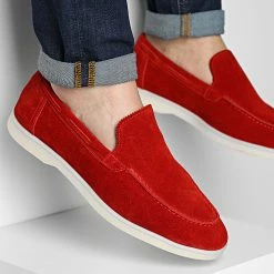 Grosses soldes 😀 Mocassins 800 Rouge de Classic Series 🔔