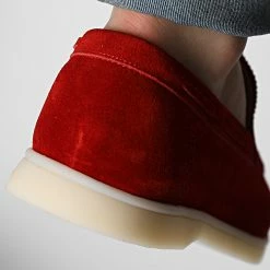 Grosses soldes 😀 Mocassins 800 Rouge de Classic Series 🔔 -Classic Series Soldes classic series 306841 800 KIRMIZI SUET 20220308T153125 04