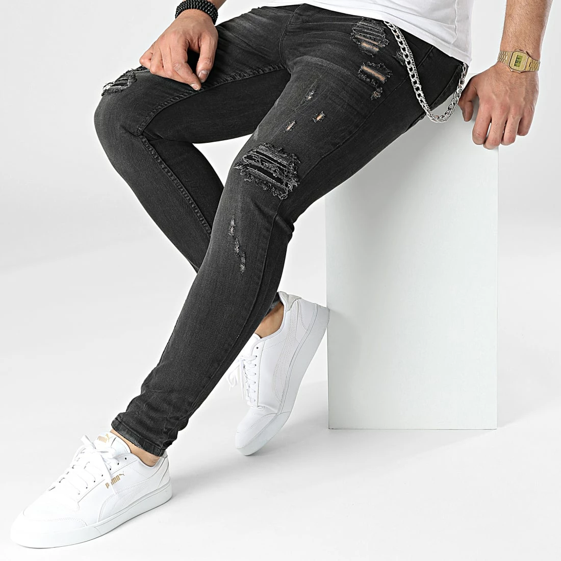 Meilleure vente ✔️ Jean Skinny DHZ-3638 Gris Anthracite de Classic Series 🎉 4 Meilleure vente ✔️ Jean Skinny DHZ-3638 Gris Anthracite de Classic Series 🎉 – Image 2