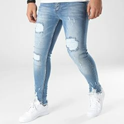 Vente flash 🧨 Jean Skinny DHZ-3748 Bleu Denim de Classic Series 🌟