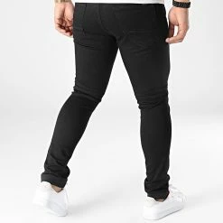 Nouveau ⌛ Jean Slim 7464 Noir de Classic Series 💯 -Classic Series Soldes classic series 307068 7464 BLACK 20220304T160345 04