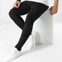 Offres 🧨 Jean Skinny DHZ-3605 Noir de Classic Series 🥰 -Classic Series Soldes classic series 307124 DHZ 3605 1 SIYAH DENIM 20220304T152107 03