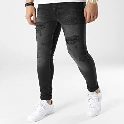 Meilleure vente 🔥 Jean Skinny DHZ-3665 Noir de Classic Series ✨