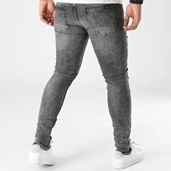 Le moins cher 🔥 Jean Skinny DHZ-3706 Gris Anthracite de Classic Series ✔️ -Classic Series Soldes classic series 307135 DHZ 3706 1 A FUME 20220304T151830 04