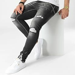 Tout neuf 👏 Jean Slim DHZ-3699 Noir de Classic Series 💯 -Classic Series Soldes classic series 307142 DHZ 3699 1 SIYAH 20220304T151859 03