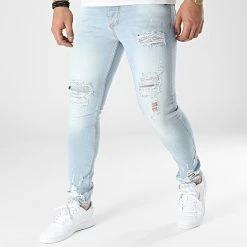 Vente flash 😍 Jean Skinny DHZ-36665 Bleu Wash de Classic Series 🧨
