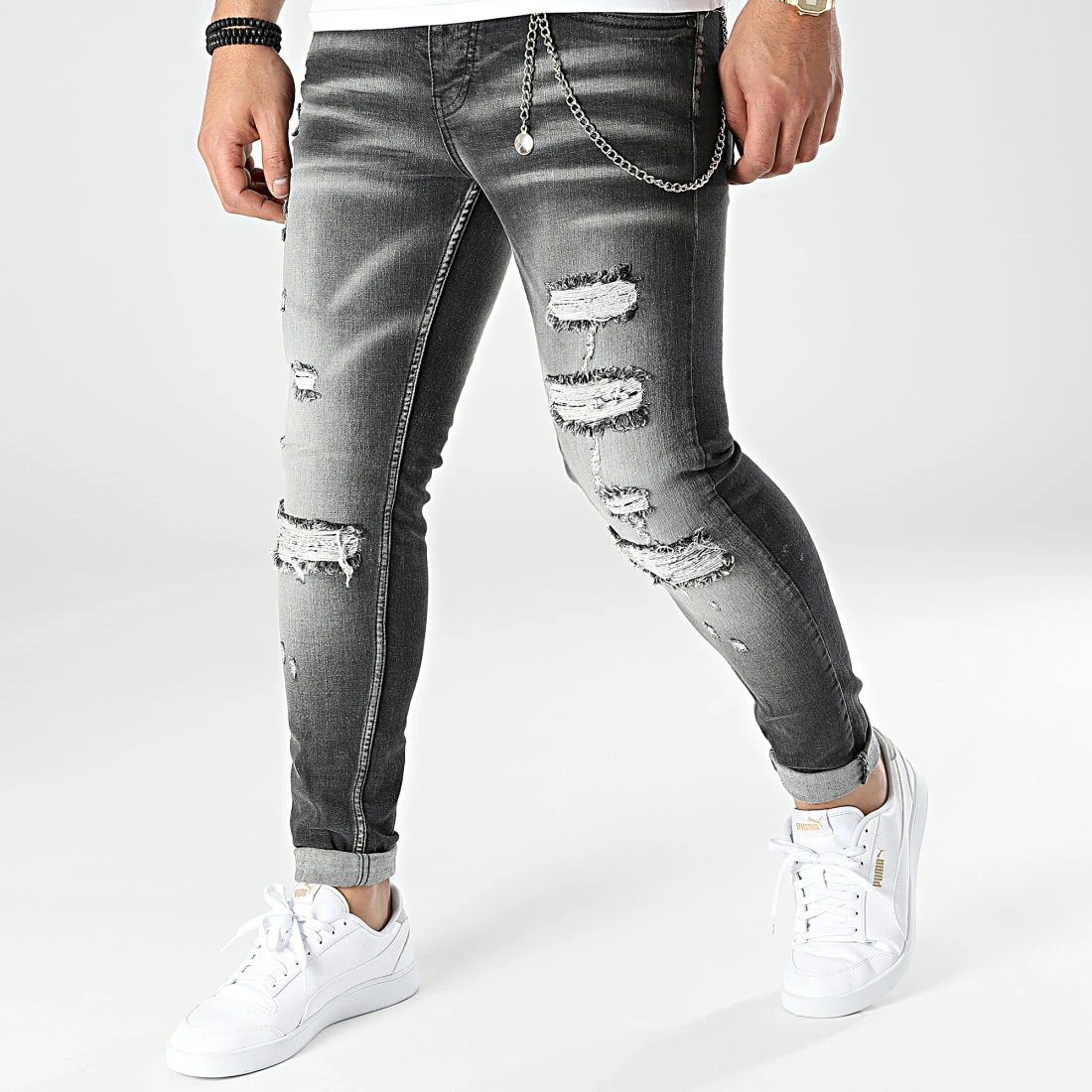 Vente flash 🥰 Jean Skinny DHZ-3675 Noir de Classic Series 👍 3 Vente flash 🥰 Jean Skinny DHZ-3675 Noir de Classic Series 👍