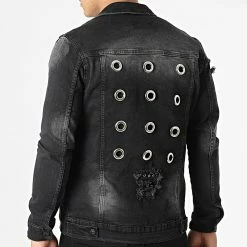 Acheter ❤️ Veste Jean DH-3583 Noir de Classic Series ⭐ -Classic Series Soldes classic series 307243 DH 3583 1 SIYAH 20220304T151121 04