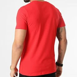 Sortie ❤️ Tee 👚 Shirt Col V 2820 Rouge de Classic Series 🤩 -Classic Series Soldes classic series 307273 2820 RED 20220303T161953 04
