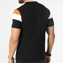 De gros 🥰 Polo Manches Courtes Tricolore 20457 Noir de Classic Series 👏 -Classic Series Soldes classic series 307281 20457 BLACK 20220304T143401 04