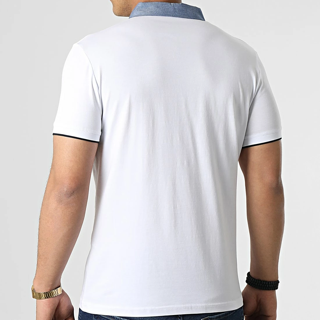 Vente flash 🛒 Polo Manches Courtes 20484 Blanc de Classic Series 😉 6 Vente flash 🛒 Polo Manches Courtes 20484 Blanc de Classic Series 😉 – Image 4