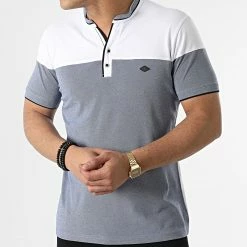 Meilleure vente 🌟 Polo Manches Courtes 20179 Bleu Blanc de Classic Series ⭐ -Classic Series Soldes classic series 307358 20179 BLUE 20220304T145940 03