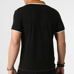 Meilleure affaire 🤩 Polo Manches Courtes 20285 Camel Noir de Classic Series 🤩 -Classic Series Soldes classic series 307382 20285 TABAC 20220304T145808 04