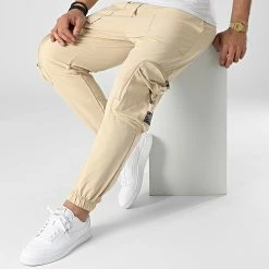 Le moins cher 🎉 Pantalon Cargo G22-639 Beige de Classic Series 🛒 -Classic Series Soldes classic series 307387 G22 639 BEJ 20220304T151629 03