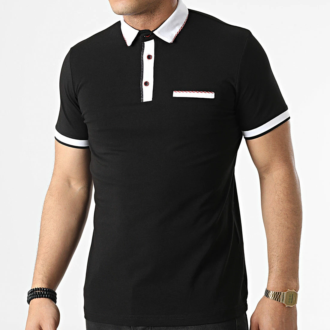 Meilleure affaire 👍 Polo Manches Courtes 20287 Noir de Classic Series 🧨 3 Meilleure affaire 👍 Polo Manches Courtes 20287 Noir de Classic Series 🧨