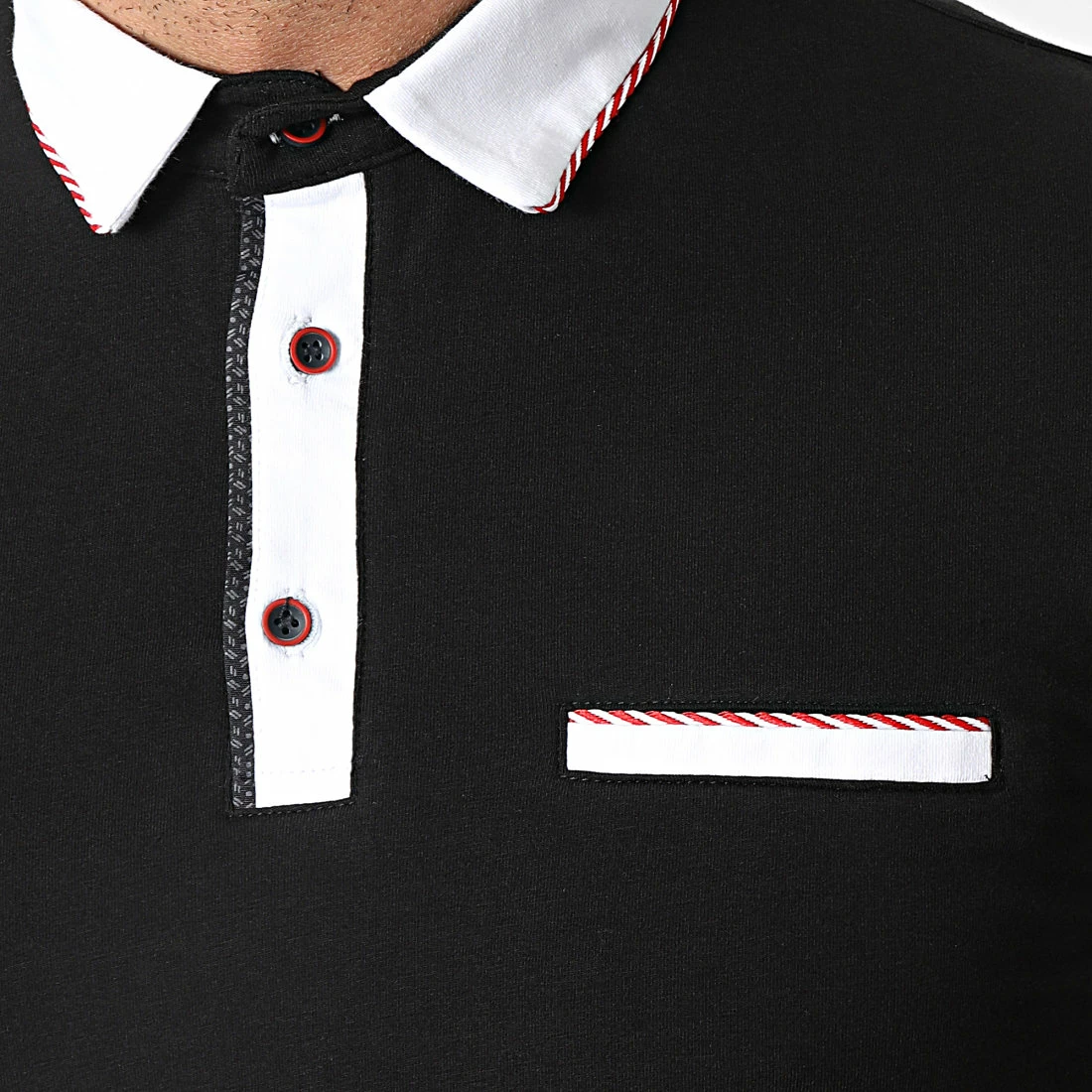 Meilleure affaire 👍 Polo Manches Courtes 20287 Noir de Classic Series 🧨 4 Meilleure affaire 👍 Polo Manches Courtes 20287 Noir de Classic Series 🧨 – Image 2