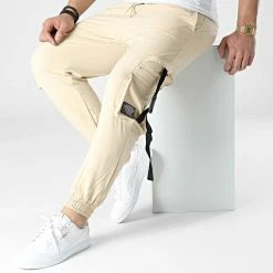 Grosses soldes ✨ Pantalon Cargo G22-638 Beige de Classic Series 🛒 -Classic Series Soldes classic series 307394 G22 638 BEJ 20220408T113651 04