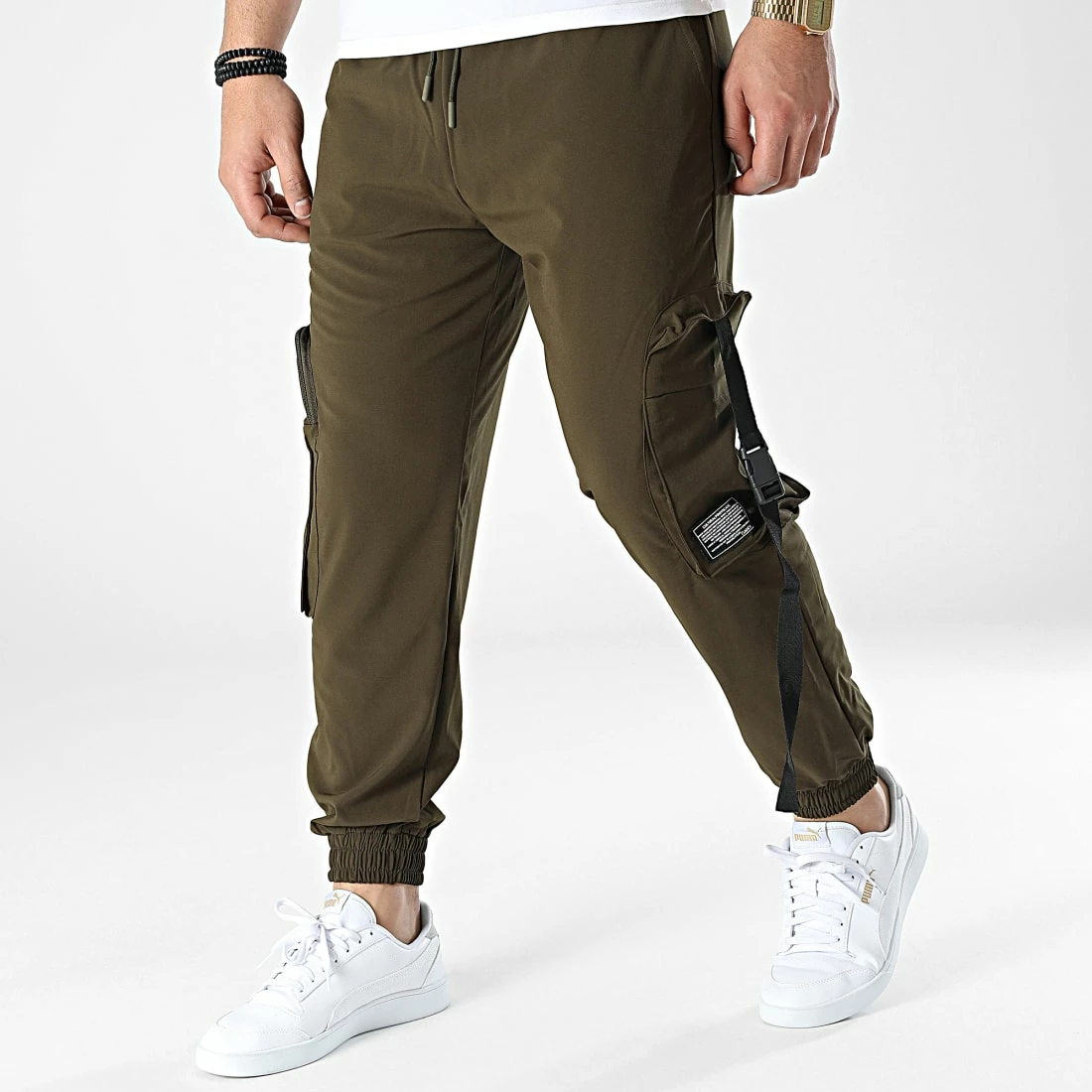 Nouveau 🔥 Pantalon Cargo G22-638 Vert Kaki de Classic Series 🔔 3 Nouveau 🔥 Pantalon Cargo G22-638 Vert Kaki de Classic Series 🔔