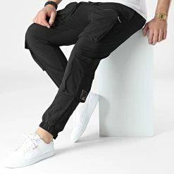 Nouveau 🌟 Pantalon Cargo G22-637 Noir de Classic Series ⭐ -Classic Series Soldes classic series 307399 G22 637 SIYAH 20220408T113751 03