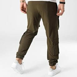 Le moins cher 🧨 Pantalon Cargo G22-637 Vert Kaki de Classic Series ✔️ -Classic Series Soldes classic series 307405 G22 637 HAKI 20220304T151916 04