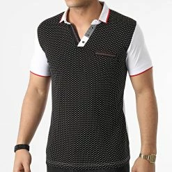 Acheter 😉 Polo Manches Courtes 20315 Noir Blanc de Classic Series 🧨