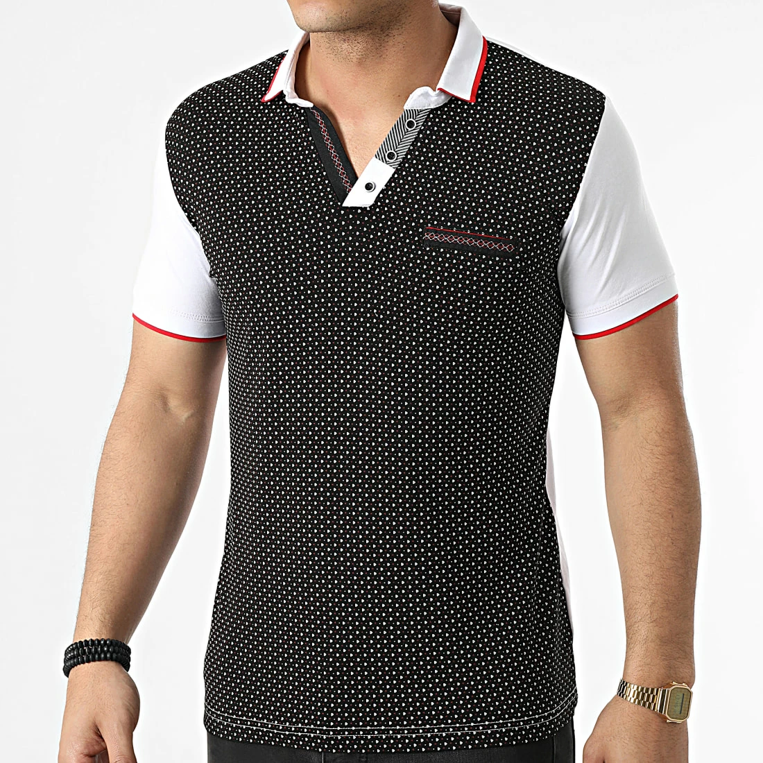 Acheter 😉 Polo Manches Courtes 20315 Noir Blanc de Classic Series 🧨 3 Acheter 😉 Polo Manches Courtes 20315 Noir Blanc de Classic Series 🧨