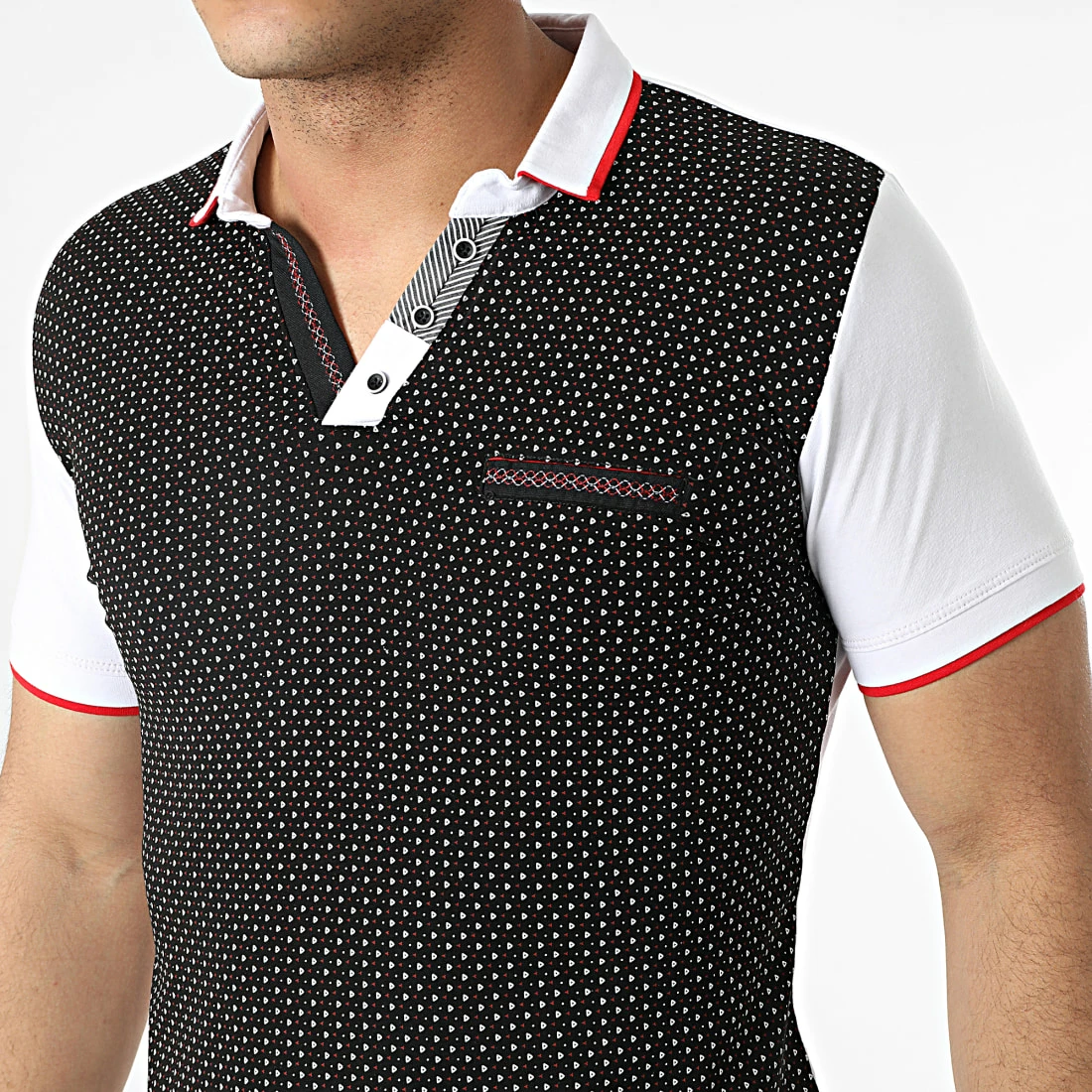 Acheter 😉 Polo Manches Courtes 20315 Noir Blanc de Classic Series 🧨 4 Acheter 😉 Polo Manches Courtes 20315 Noir Blanc de Classic Series 🧨 – Image 2