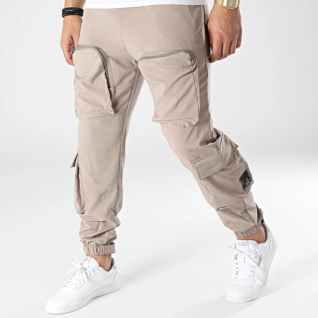 Budget 🛒 Jogger Pant G22-637 Taupe de Classic Series 💯 3 Budget 🛒 Jogger Pant G22-637 Taupe de Classic Series 💯
