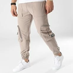 Grosses soldes 🎁 Jogger Pant G22-639 Taupe de Classic Series 💯