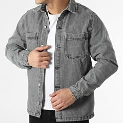 Promo 🧨 Surchemise DP3007 Gris de Classic Series 🎉