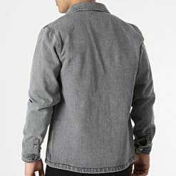 Promo 🧨 Surchemise DP3007 Gris de Classic Series 🎉 -Classic Series Soldes classic series 307670 DP3007 005 20220308T152459 04