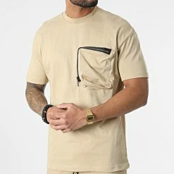 Grosses soldes 👏 Ensemble Tee 👕 Shirt A Poche Poitrine Et Short Jogging G22-632 Beige de Classic Series 👍 9 Grosses soldes 👏 Ensemble Tee 👕 Shirt A Poche Poitrine Et Short Jogging G22-632 Beige de Classic Series 👍 -Classic Series Soldes classic series 308431 G22 632T BEJ 20220310T155127 03