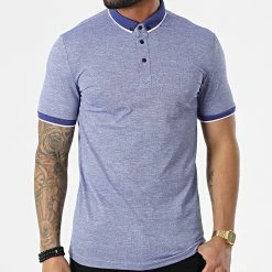 Grosses soldes 🌟 Polo A Manches Courtes 1713 Bleu Chiné de Classic Series ⭐ -Classic Series Soldes classic series 309233 ERS 1713 LACIVERT 20220317T154802 03