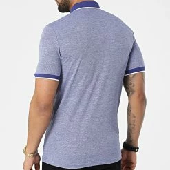 Grosses soldes 🌟 Polo A Manches Courtes 1713 Bleu Chiné de Classic Series ⭐ -Classic Series Soldes classic series 309233 ERS 1713 LACIVERT 20220317T154804 04