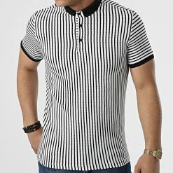 Promo 😉 Polo A Manches Courtes 1750 Blanc Noir de Classic Series 😍 8 Promo 😉 Polo A Manches Courtes 1750 Blanc Noir de Classic Series 😍 -Classic Series Soldes classic series 309244 ERS 1750 SIYAH EKRU 20220408T110726 03