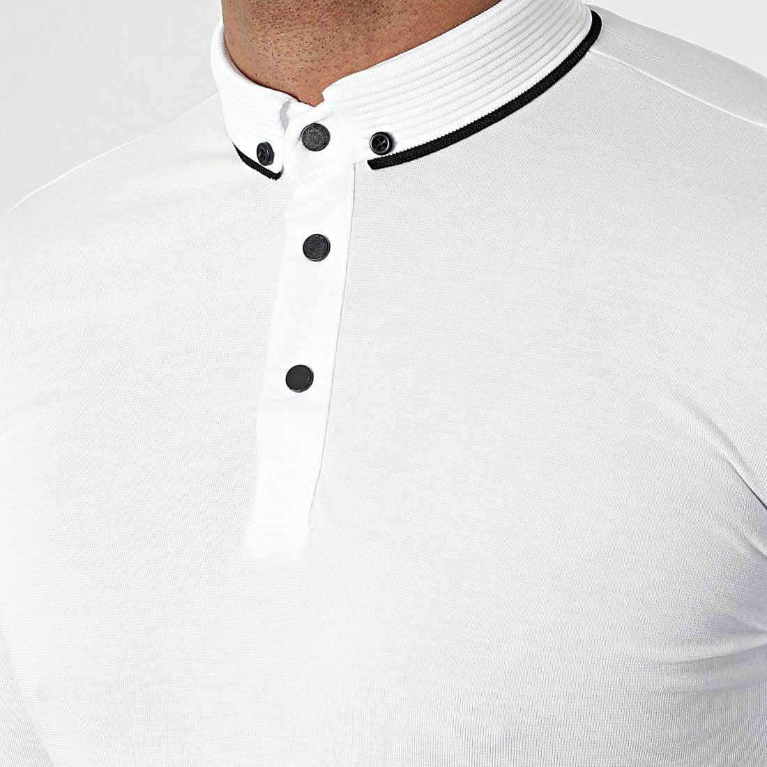 Meilleure affaire 👏 Polo A Manches Courtes 1723 Blanc de Classic Series 😍 4 Meilleure affaire 👏 Polo A Manches Courtes 1723 Blanc de Classic Series 😍 – Image 2