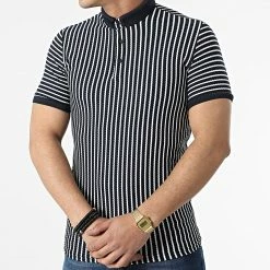 Promo 🛒 Polo A Manches Courtes 1750 Bleu Marine Blanc de Classic Series 🔔 -Classic Series Soldes classic series 309265 ERS 1750 LACI EKRU 20220408T110449 03