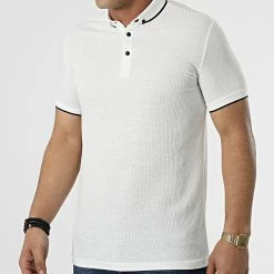 Le moins cher 👏 Polo A Manches Courtes 1246 Beige de Classic Series 🎁