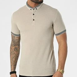 Meilleur prix 😍 Polo A Manches Courtes 1095 Beige de Classic Series 🥰