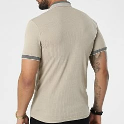 Meilleur prix 😍 Polo A Manches Courtes 1095 Beige de Classic Series 🥰 -Classic Series Soldes classic series 309281 ERS 1095 BEJ 20220317T153027 04