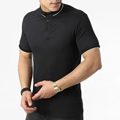 Grosses soldes 🎁 Polo A Manches Courtes 1745 Noir de Classic Series 💯 -Classic Series Soldes classic series 309288 ERS 1745 SIYAH 20220318T160307 03