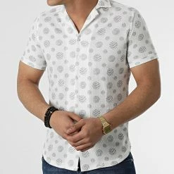 Offres ❤️ Chemise A Manches Courtes 1668 Beige Clair de Classic Series 🔥 -Classic Series Soldes classic series 309290 ERS 1668 BEJ EKRU 20220408T110713 03