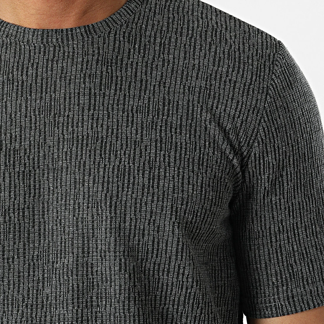 Vente flash 💯 Tee 👚 Shirt 1258 Gris Anthracite Chiné de Classic Series 🥰 4 Vente flash 💯 Tee 👚 Shirt 1258 Gris Anthracite Chiné de Classic Series 🥰 – Image 2