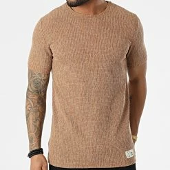 Remise 🤩 Tee 👕 Shirt 1258 Camel Chiné de Classic Series 😍 -Classic Series Soldes classic series 309321 ERS 1258 TABA 20220317T154904 03